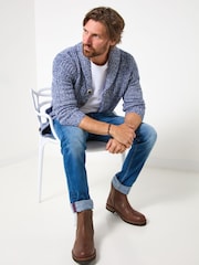 أزرق - Joe Browns Reel Shawl Cardigan - صورة 5 من 6