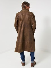 Joe Browns Brown Classic Military Overcoat - Image 4 of 8