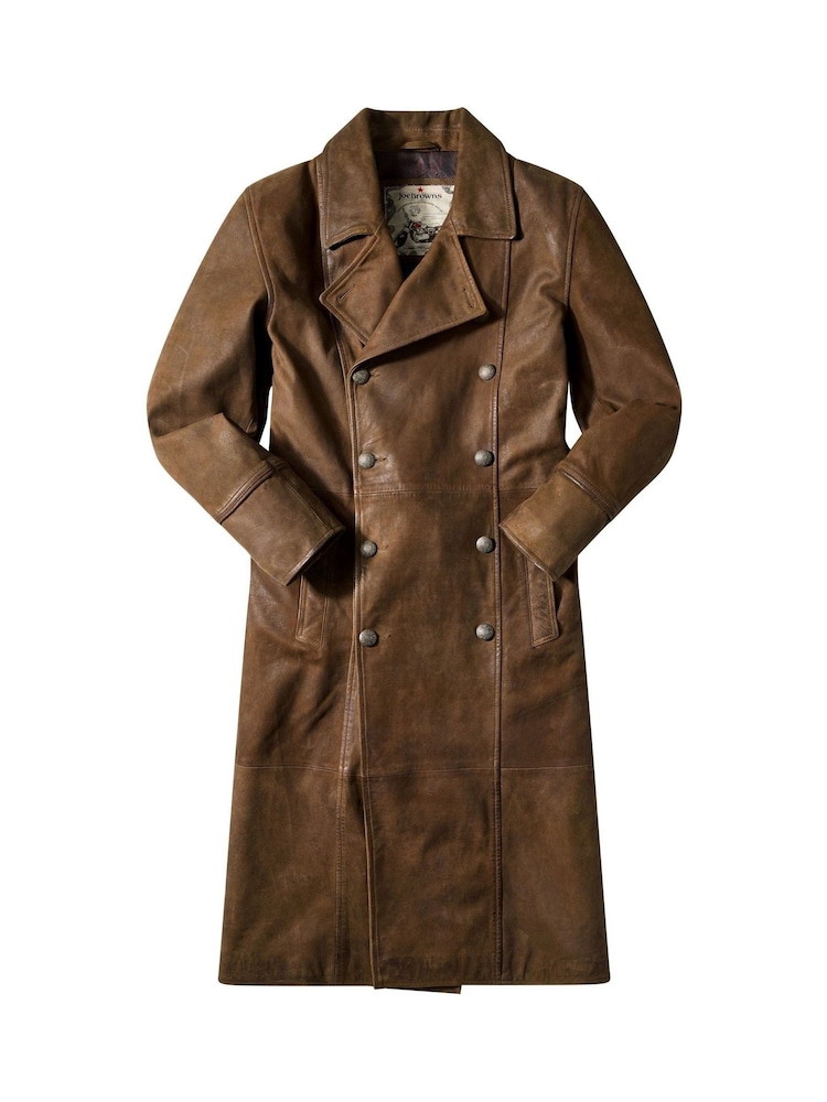 Joe Browns Brown Classic Military Overcoat - Image 8 of 8 Joe Browns Brown Classic Military Overcoat - Image 8 of 8