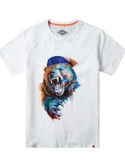 Joe Browns White Bear Print T-Shirt - Image 5 of 5