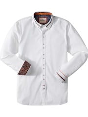Joe Browns White Contrast Printed Trim Shirt - Image 6 of 6