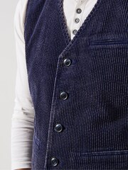 Joe Browns Blue Cord Front Waistcoat - Image 5 of 9