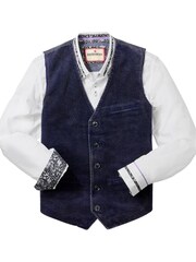 Joe Browns Blue Cord Front Waistcoat - Image 8 of 9