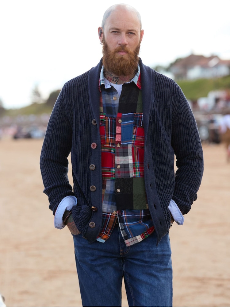 Joe Browns Blue Carefree Washed Cardigan - Image 1 of 7 Joe Browns Blue Carefree Washed Cardigan - Image 1 of 7