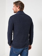 Joe Browns Blue Carefree Washed Cardigan - Image 3 of 7