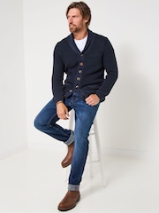 Joe Browns Blue Carefree Washed Cardigan - Image 4 of 7