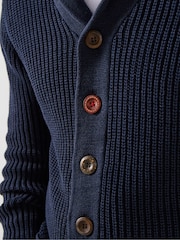 Joe Browns Blue Carefree Washed Cardigan - Image 5 of 7