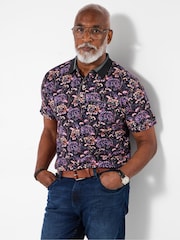 Joe Browns Black Smart Casual Polo Shirt - Image 1 of 5