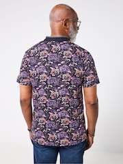 Joe Browns Black Smart Casual Polo Shirt - Image 4 of 5