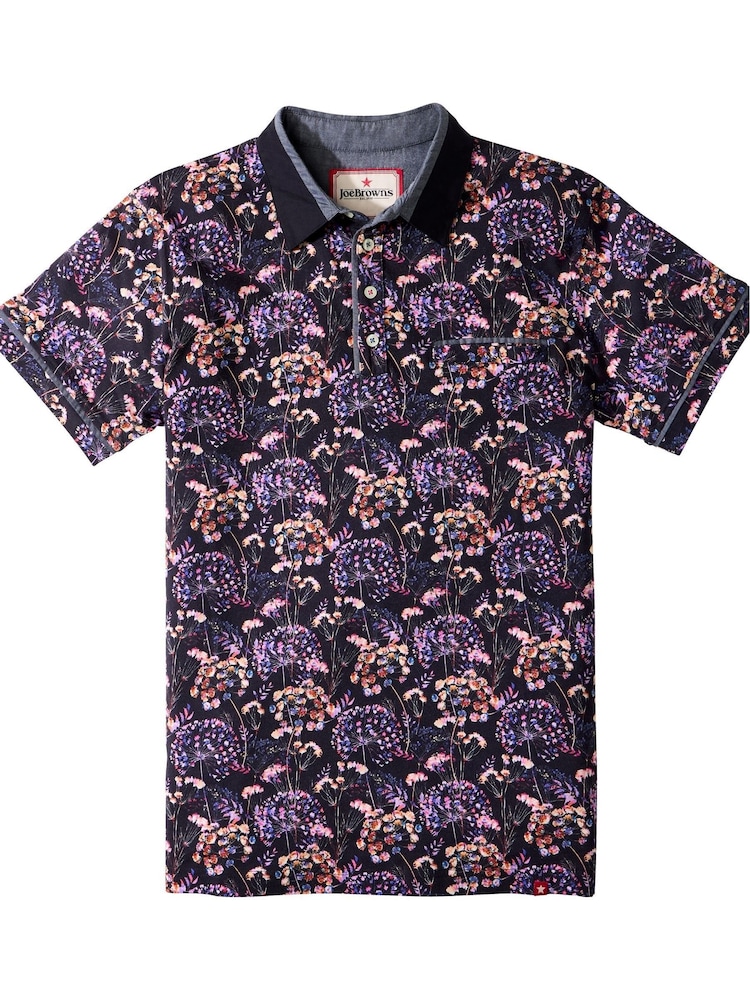 Joe Browns Black Smart Casual Polo Shirt - Image 5 of 5