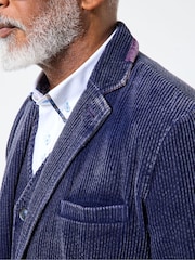 Joe Browns Blue Corduroy Blazer - Image 3 of 8