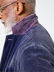 Joe Browns Blue Corduroy Blazer - Image 7 of 8