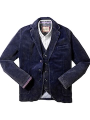 Joe Browns Blue Corduroy Blazer - Image 8 of 8