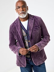 Joe Browns Purple Corduroy Blazer - Image 2 of 8
