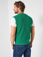 Joe Browns Green Smart Knit Waistcoat - Image 4 of 7