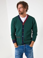 Joe Browns Green Customised Statement Knit Cardigan - Image 2 of 8