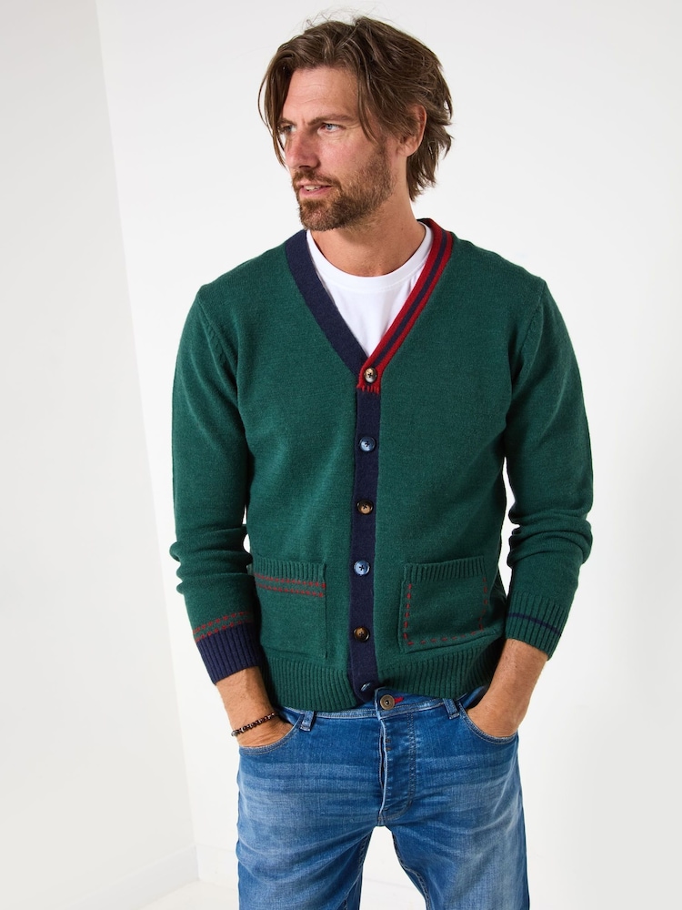Joe Browns Green Customised Statement Knit Cardigan - Image 2 of 8 Joe Browns Green Customised Statement Knit Cardigan - Image 2 of 8