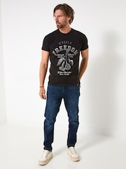 Joe Browns Black Motorcycle Lifestyle T-Shirt - Image 3 of 5