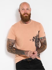 Joe Browns Brown Bold Biker Graphic T-Shirt - Image 1 of 5