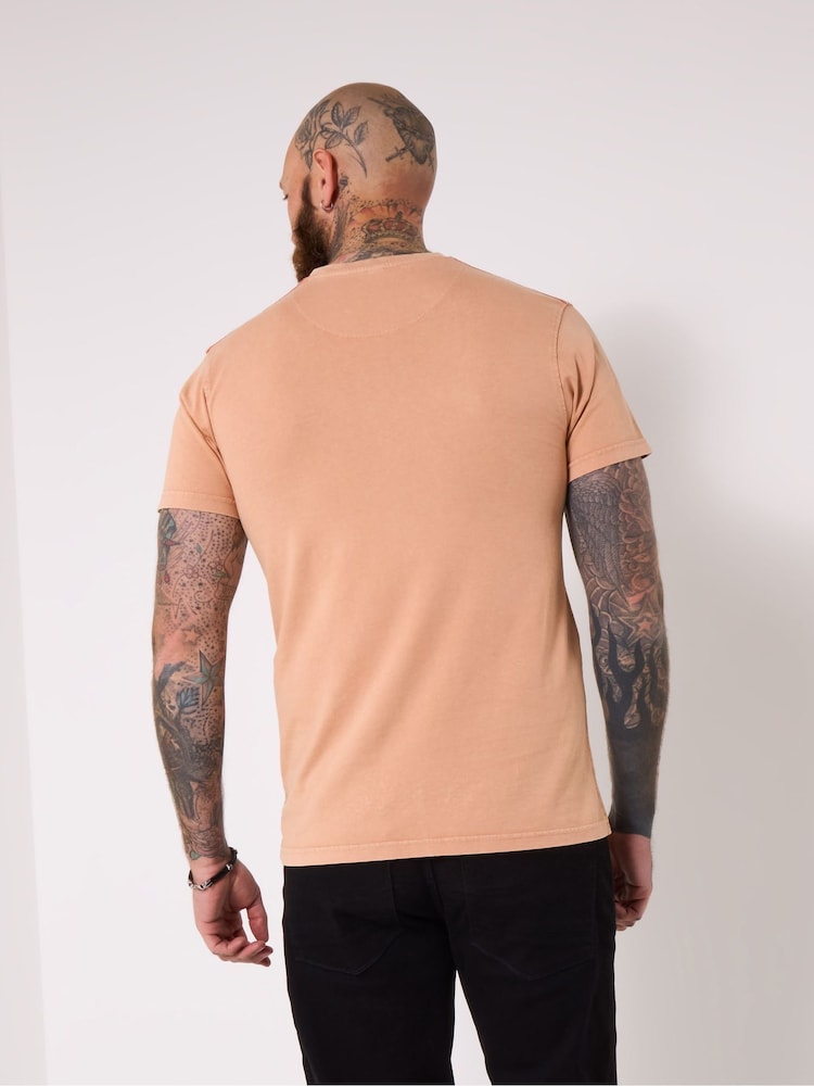 Joe Browns Brown Bold Biker Graphic T-Shirt - Image 2 of 5