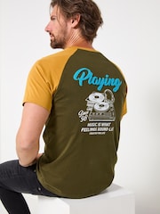 Joe Browns Green Music Decks T-Shirt - Image 2 of 9