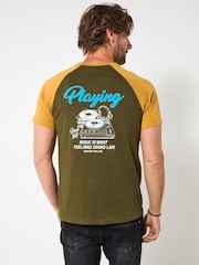 Joe Browns Green Music Decks T-Shirt - Image 4 of 9