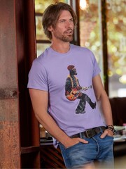Joe Browns Purple Musician Crew Neck T-Shirt - Image 1 of 6