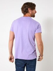 Joe Browns Purple Musician Crew Neck T-Shirt - Image 4 of 6