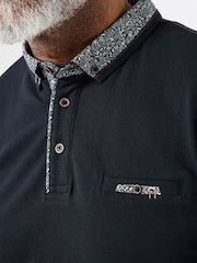 Joe Browns Black Stylish Polo Shirt - Image 4 of 5