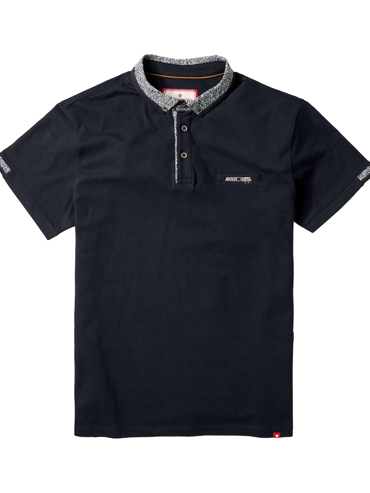 Joe Browns Black Stylish Polo Shirt - Image 5 of 5