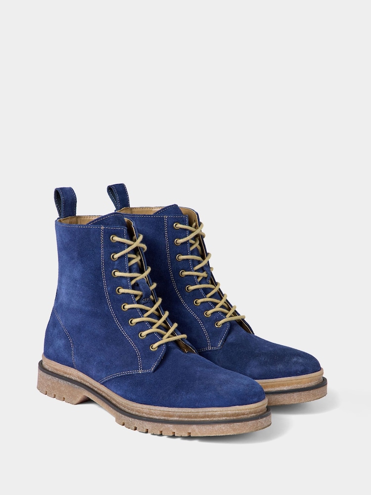 Joe Browns Blue True Legend Suede Boots - Image 2 of 4 Joe Browns Blue True Legend Suede Boots - Image 2 of 4