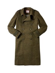Joe Browns Brown Double-Breasted Epaulette Coat - Image 10 of 10