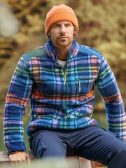 Joe Browns Check Fleece Funnel - صورة 1 من 8