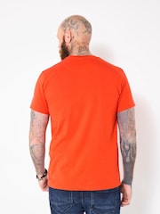 Joe Browns Orange Triple Guitar Graphic T-Shirt - Image 4 of 6