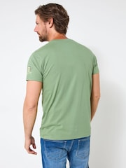Joe Browns Green Skull Music T-Shirt - Image 4 of 7