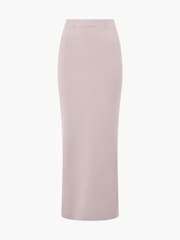 French Connection Natural Ava Straight Midi Skirt - Image 1 of 1