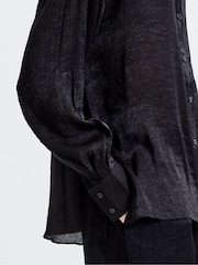 French Connection Terry Crinkle Top - Imagen 7 de 8