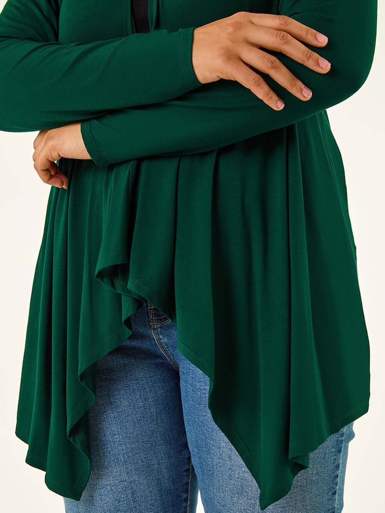 Roman Curve Waterfall Front Cardigan - Imagem 5 de 5