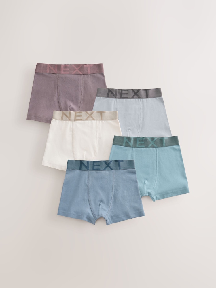 Multi Tonal Trunks 5 Pack (1.5-16yrs) - Image 1 of 9