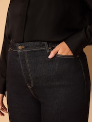 Live Unlimited Blue Curve Petite Wide Leg Jeans - Image 3 of 4