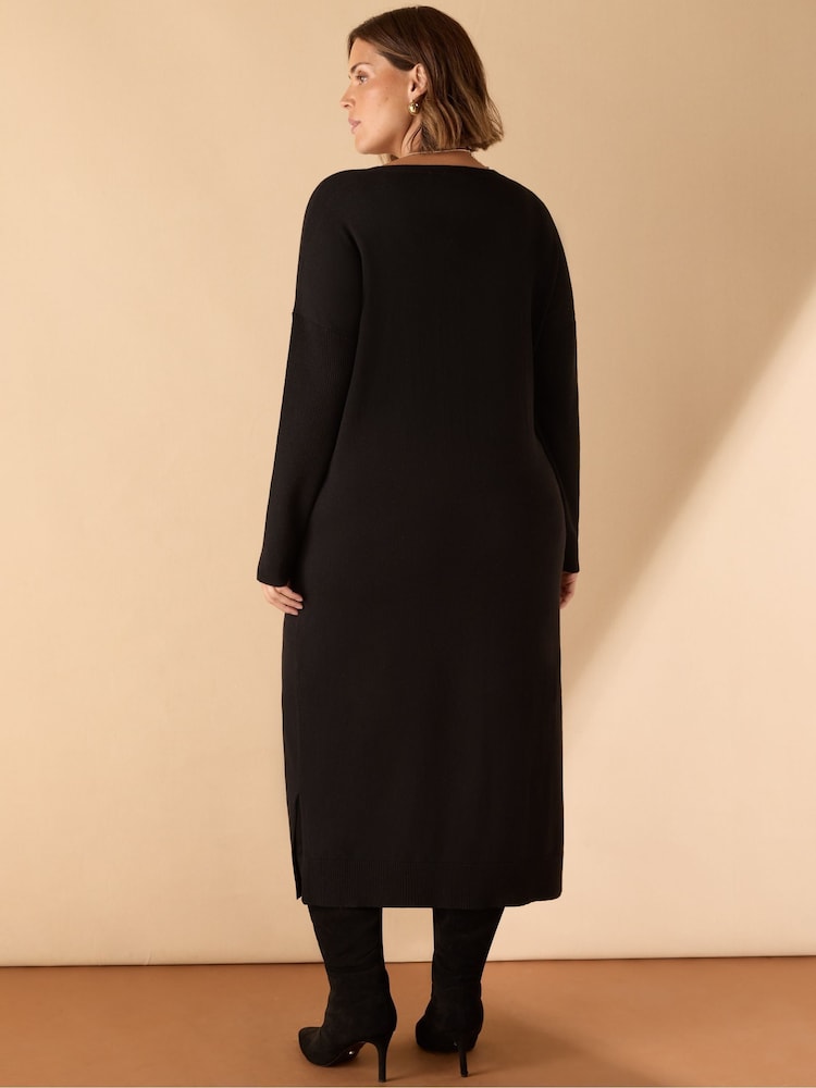 v neck knitted jumper dress Jack Wills | Women's Stitchy V-Neck Mini Knitted Jumper Dress