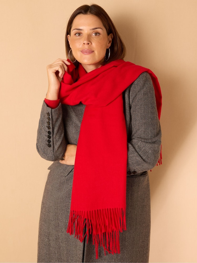 Live Unlimited Red Curve Scarf - Image 3 of 3 Live Unlimited Red Curve Scarf - Image 3 of 3