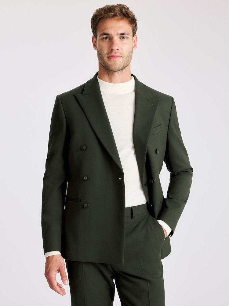 MOSS Green Slim Fit Flannel Jacket - Image 1 of 4 MOSS Green Slim Fit Flannel Jacket - Image 1 of 4