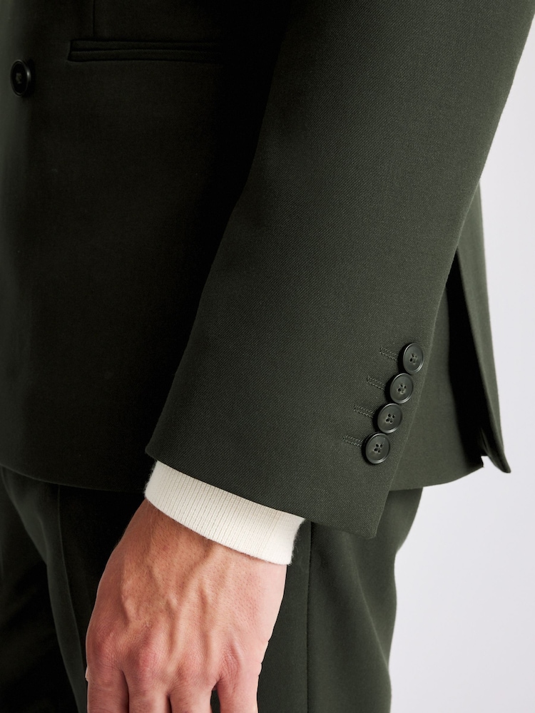 MOSS Green Slim Fit Flannel Jacket - Image 4 of 4 MOSS Green Slim Fit Flannel Jacket - Image 4 of 4