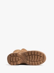 Just Sheepskin Ladies Hannah Sheepskin Padded Brown Boots - Image 5 of 5
