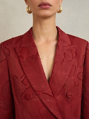 Atelier Red Ottelie Jacquard Jacket - Image 4 of 8