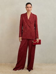 Atelier Red Ottelie Jacquard Jacket - Image 5 of 8