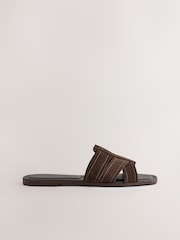 Marrón chocolate - Sandalias chinelas cosidas Forever Comfort® - Imagen 7 de 10