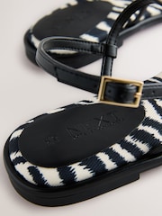 Black Forever Comfort® Charm T-Bar Sandals - Image 9 of 9