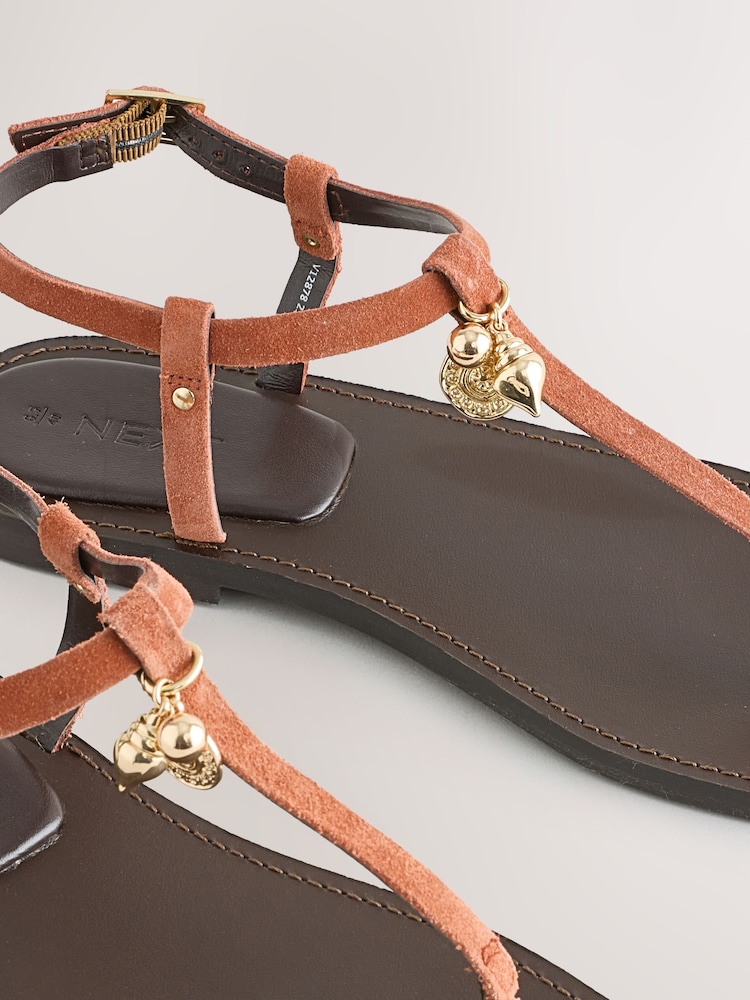 Coral Pink Forever Comfort® Toe Thong Sandals - Image 9 of 9 Coral Pink Forever Comfort® Toe Thong Sandals - Image 9 of 9